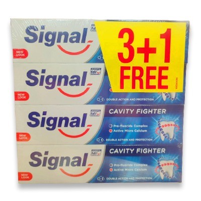 SIGNAL TOOTHPASTE PROMO (3+1)100ML